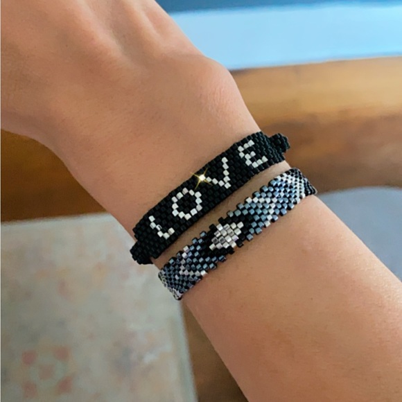 Handmade Gold/Silver Plated Love Bracelet - Picture 3 of 5